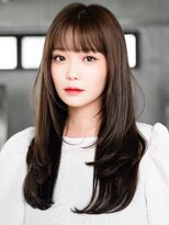 エインアンリー 明治神宮前(AIN.ANLY.)&nbsp;◎デジタルパーマミディアムヘアコテ巻き風パーマ縮毛矯正韓国風