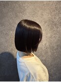 切りっぱなしボブ