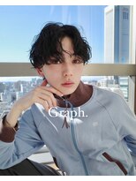 アンド グラフ(& Graph.)&nbsp;無造作ニュアンスメンズパーマ  Graph.img styling