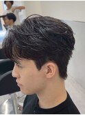 ジェントルショート/毛流れセンターパート/名古屋