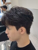 ビカムメンズヘアー 栄店(become men's hair)&nbsp;ジェントルショート/毛流れセンターパート/名古屋