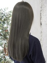 アリー 原宿 表参道(ALLY)&nbsp;[ALLY松村]ブリーチなしオリーブグレージュ10代/20代