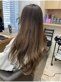 ロンググラデーションカラースタイル　