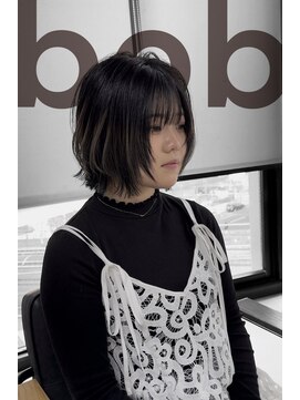 フランチェスカドットボブ(francesca.bob) ハイライト×レイヤーボブ【田野剛大】梅田