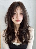 ロングレイヤーカットヘア