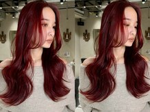 long hair    ＋　　layer cut