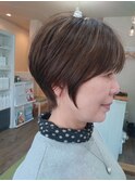 40代/50代/くびれショートカット/大人ショートカット