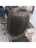 【白髪ぼかし】大人女性カラー＋似合わせカット　￥19200→￥15000