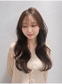  &nbsp;&nbsp;&nbsp;韓国風くびれロング/顔まわりレイヤー/髪質改善カラー