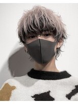 オーシャントーキョー 原宿(OCEAN TOKYO)&nbsp;メンズインナーカラー×ラウンドマッシュウルフ