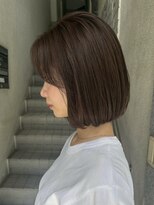アメリ(AMELIE) 【春山心彩】結べるぱつっとボブ チョコレートグレージュ
