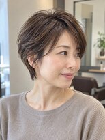 ヘアサロン マゼラン 新宿(Magellan)&nbsp;大人女性の丸みショートグラレイヤー