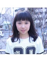 ツイギー 宮西店(TWiGGY)&nbsp;前髪の可愛いワンカールスタイル