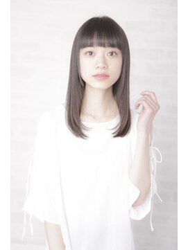 ルルディ バイ アフロディーテ銀座(luludi by APHRODITE) グレージュカラー/シルキーベージュ/斜めバング/銀座/髪質改善