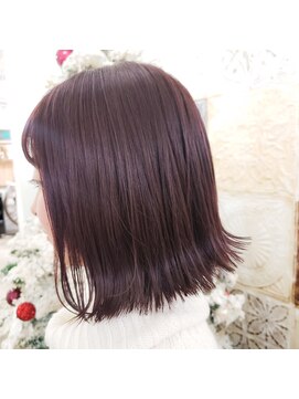 ネイロ(NE/LO) 外ハネボブ×ピンクブラウン