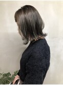 クールショートピンクベージュボブルフ
