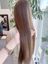 ☆髪質改善とカラーの同日施術/ミルクティーベージュ☆
