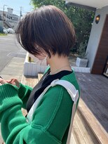 ヘア プロデュース キュオン(hair produce CUEON.)&nbsp;大人ショートボブ×ブリーチなしWカラー×グレージュ