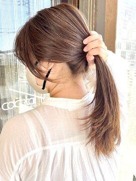 ヘアモード カクテル フェイスレイヤー×ナチュラルハイライト【JUN】