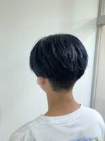 ハロ 蕨(HALO)&nbsp;☆センターパート×ブルーブラック☆