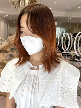 マイル 渋谷(mile) くびれミディ×オレンジグラデーション