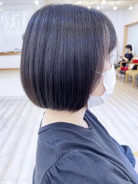 モリオ フロム ロンドン 成増店 【morio成増/児玉】黒髪　丸みボブ