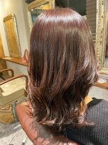 ムーン(moon) #ロングヘア #グレージュカラー #ボブウルフ#ココアベージュ