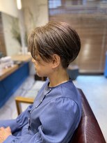 リュクスボーテ(LUXEBEAUTE') ツーブロックショート×ハイライト