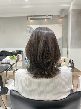 ガリカ 蔵前(Gallica) 【佐久間史将】くびれミディxハイライト/ひし形シルエット<蔵前>