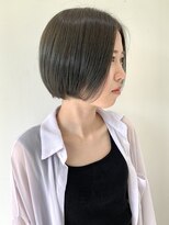 フォーク FOLK&nbsp;【FOLK】透明感ブルーグレー☆似合わせストレートボブ♪