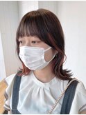 外ハネボブ_斜めバンググレージュカラー_ba463261
