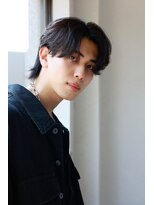 ソイクフ(SOY KUFU)&nbsp;MEN’S HAIR マッシュパーマアッシュブラックカルマパーマ