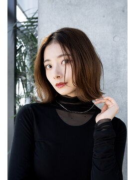 レノラ 本町(LENORA) 20代30代大人かわいいナチュラル暗髪ゆるめパーマヘア