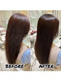 髪質改善ストレート