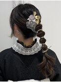 大阪浴衣レンタル　推し活　学割　ヘアセット