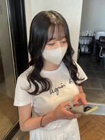 ハイル(KHAIR)&nbsp;ナチュラルカラー／ウェーブ／顔周り/金城二千夏