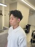 メンズデザインカット+ツイストorスパイラルor波巻き　￥13000