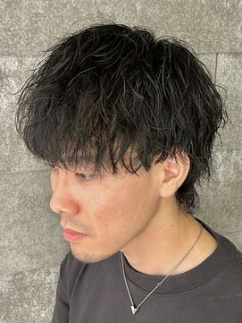 ニアウ 伊勢崎連取店(Niau) メンズマッシュツイストスパイラルパーマメンズパーマ