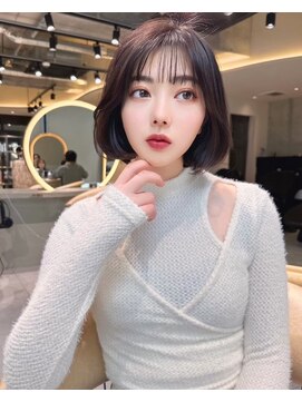 ロンド ラマ 岐阜(Lond bla-ma) ブリーチ ダブルカラー ボブ741114