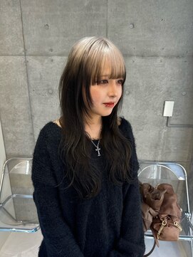 ニューワン バイ ネイバー 立川(Newone by neighbor) レイヤーカットナチュラルハイトーンデザインカラー[立川駅]