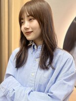 ユアーズヘア 神楽坂はなれ店(youres hair)&nbsp;ミディアムレイヤー/髪質改善/オージュア/透明感カラー