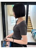 ［Ocean Hair&Life 水田］夏も暗髪☆スッキリ！ミニボブスタイル