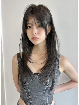 レミエ ダイカンヤマ(lemiie) ラフなストレートハイレイヤー