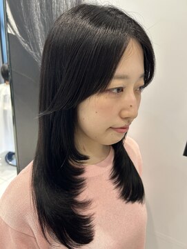 ハルキミナト ジャパン ヨコハマ(HARUKI MINATO japan YOKOHAMA) 顔まわりレイヤーカット　20代/30代/40代女性