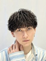 オーシャントーキョー 仙台(OCEAN TOKYO)&nbsp;ツイストスパイラルマッシュ刈り上げツーブロックメンズパーマ