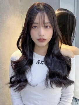 ロンドアヴァントゥス 池袋(Lond aventus) ミニウルフレイヤーカット顔周りカット前髪カット韓国ロング池袋