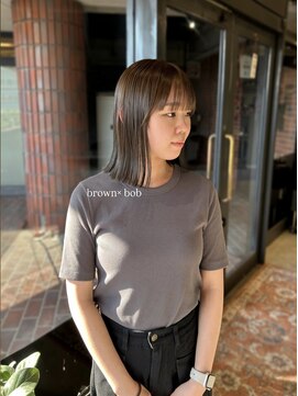 ギルド(Guild) 艶brown× bob