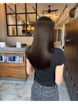 ナンバー ジルバ 立川(N° jillva)&nbsp;韓国顔まわりレイヤーカット髪質改善透明感カラー20代30代40代