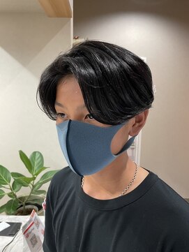 コヨーテ(coyote) メンズカット センターパート カルマヘア  コンマセンターパート