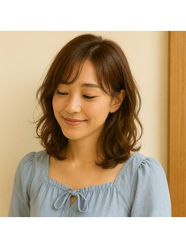 スープレックス ヘアーデザイン(SOUPREX HAIR DESIGN) ミディアムデジタルパーマ　20代 30代 40代 50代 60代　髪質改善